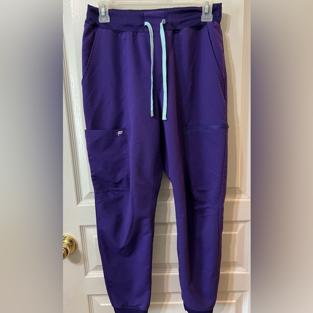 Purple Jogger Scrub Pants